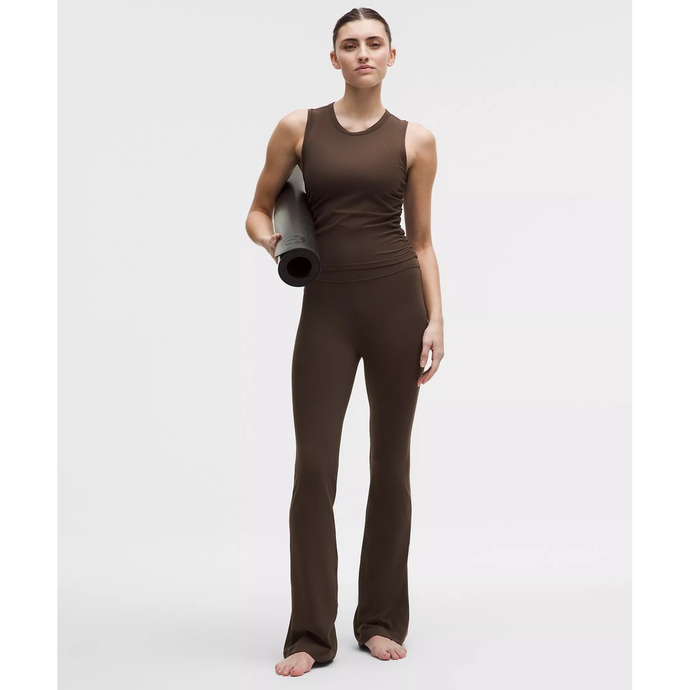 996-Lululemon-Groove Nulu High-Rise Flared Pant Regular-Walnut Crunch